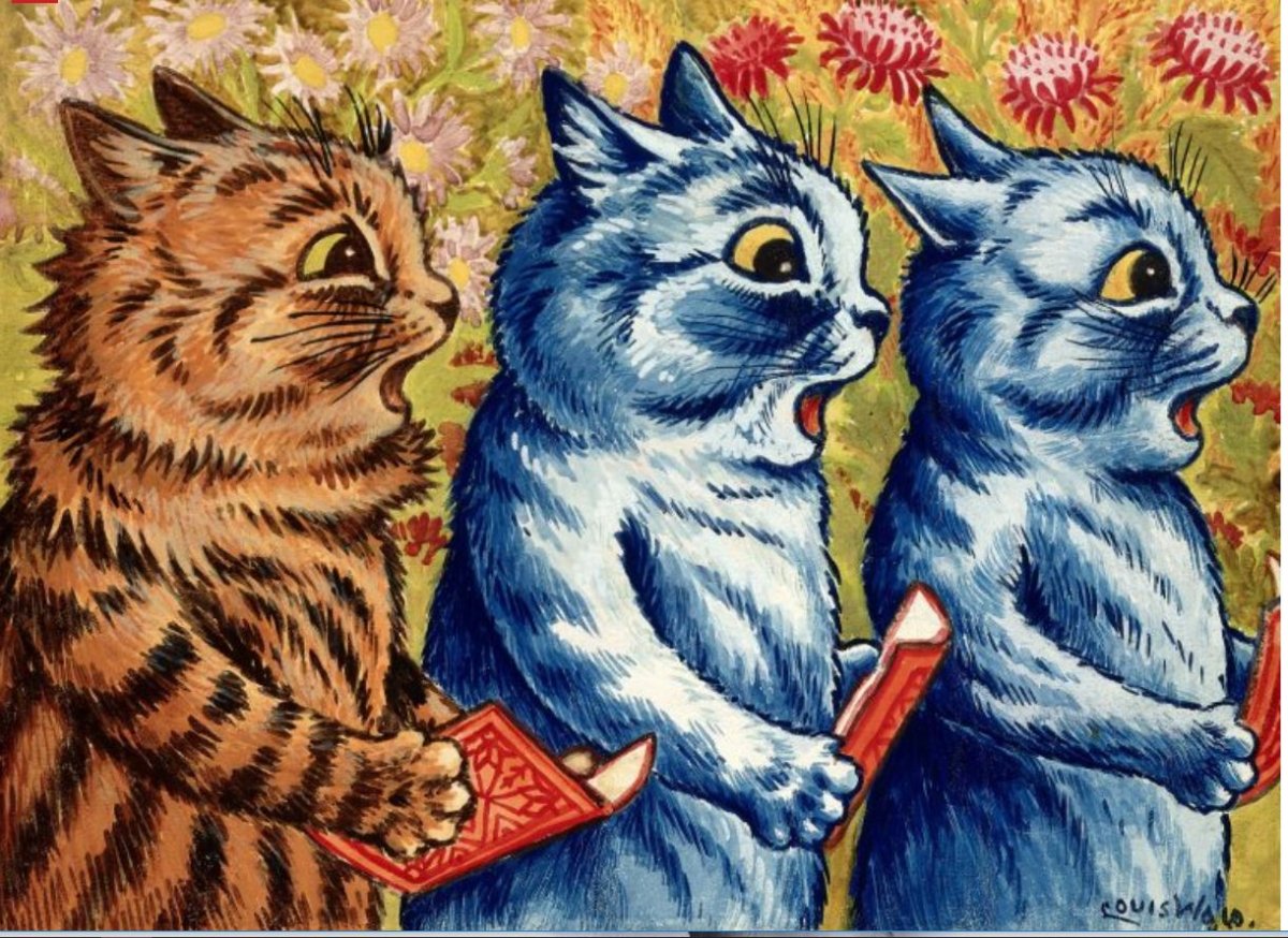 Louis Wain иллюстрации