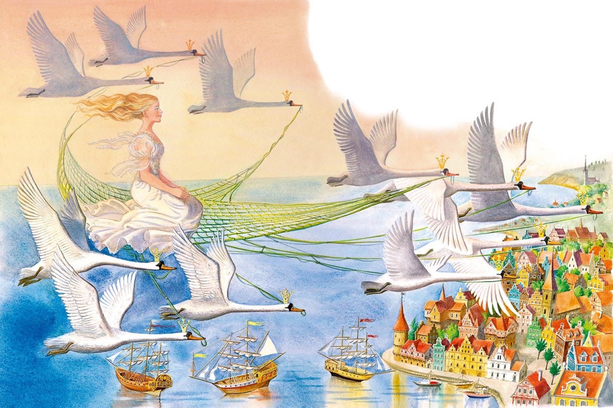 Дикие лебеди Ханс Кристиан Андерсен