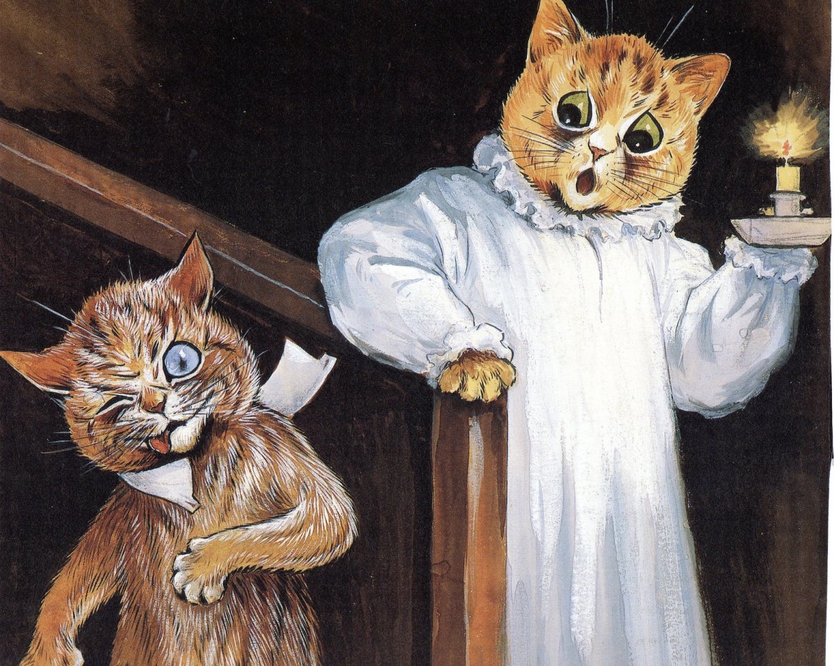 Котики тайские сиамские арт