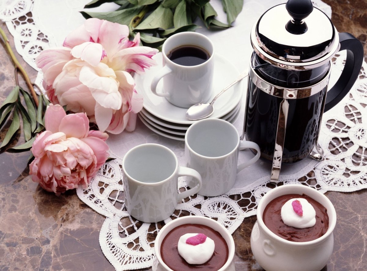 Чай цветы завтрак