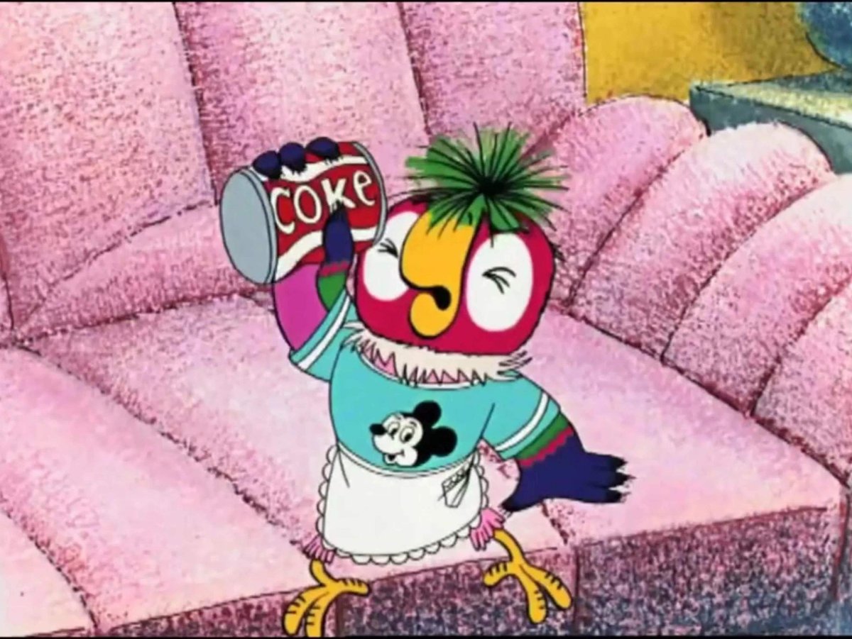 Попугай Кеша зимой