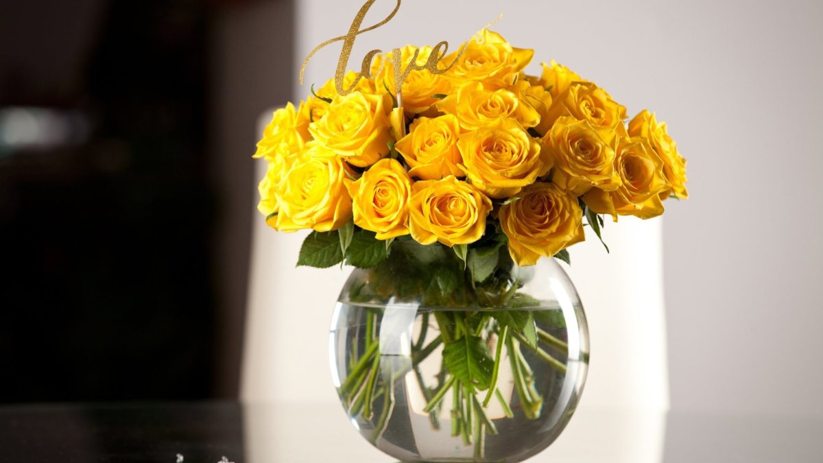 Шикарный желтый букет