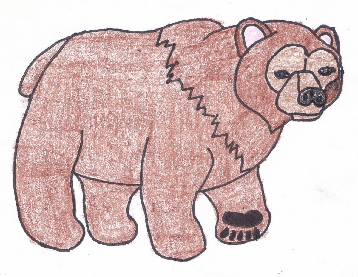 Заготовки к аппликации мишка