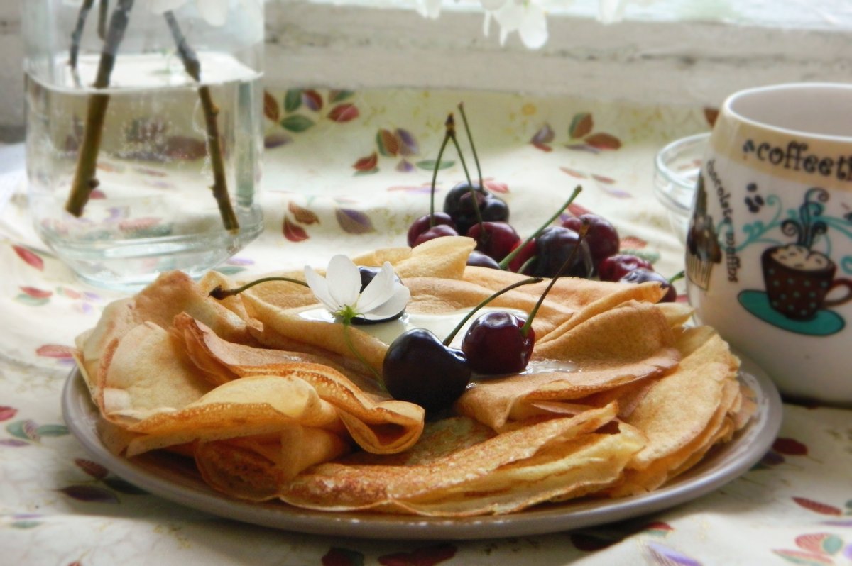 Блины с чаем