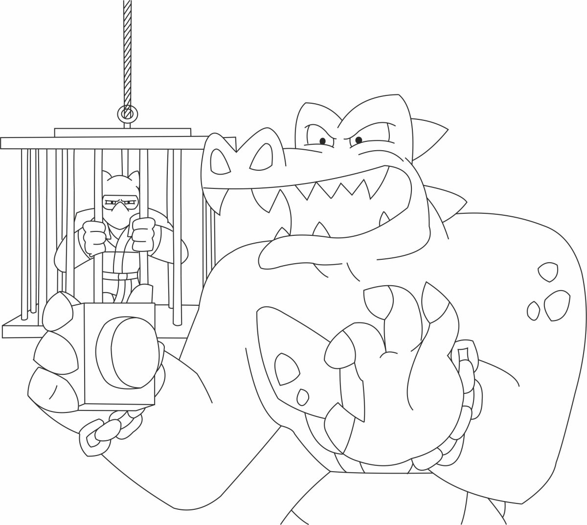 Герои Куджитсу раскраска