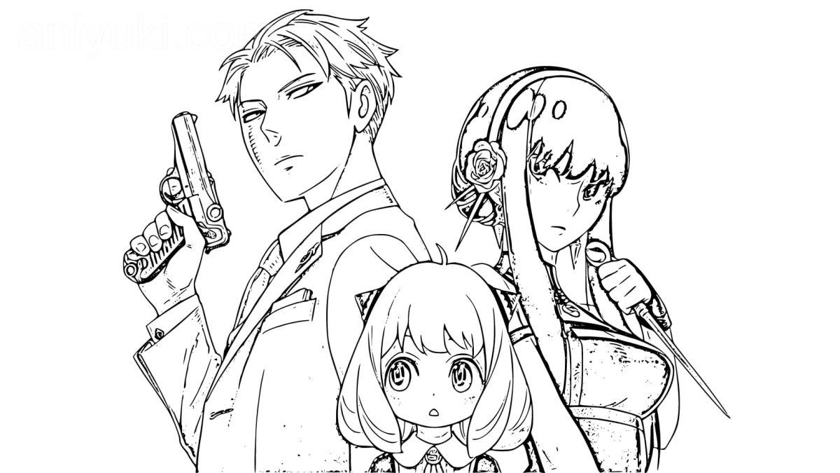 Аня аниме семья шпионов