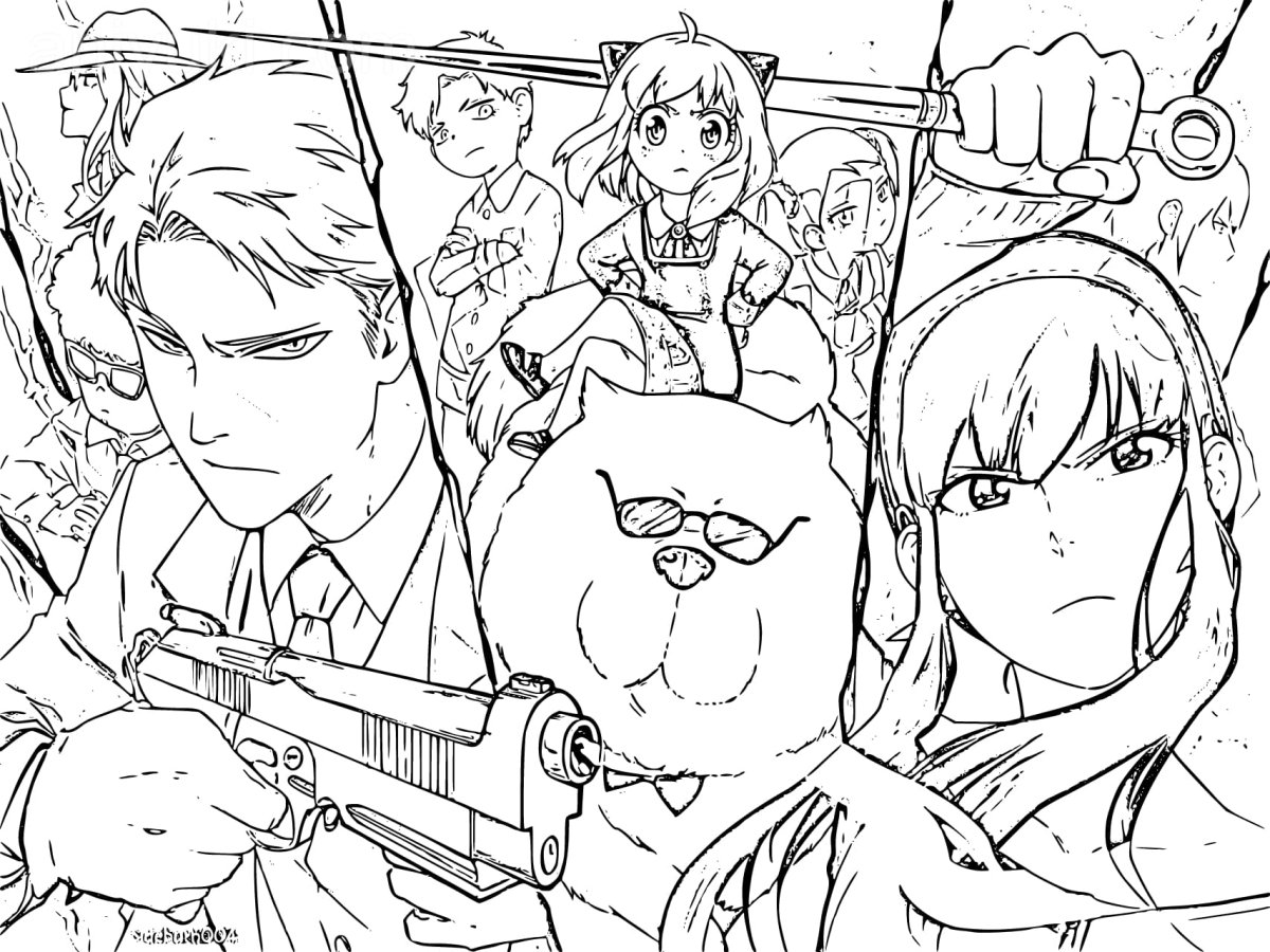 Аня аниме семья шпионов