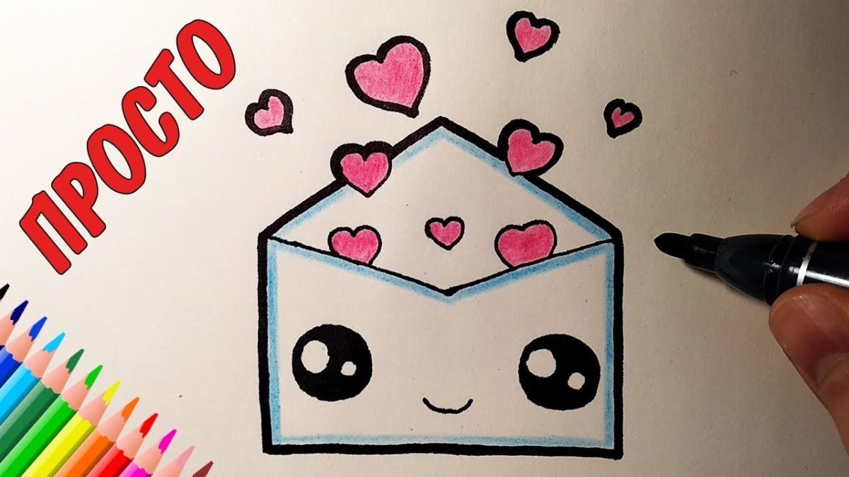 Милые лёгкие рисуночки