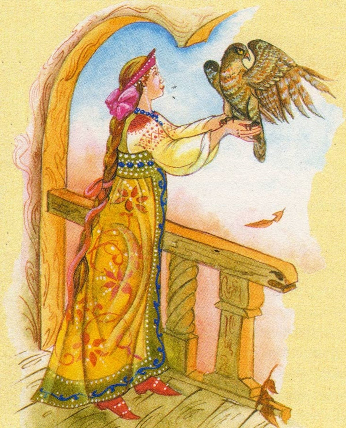 Сокол векторное изображение