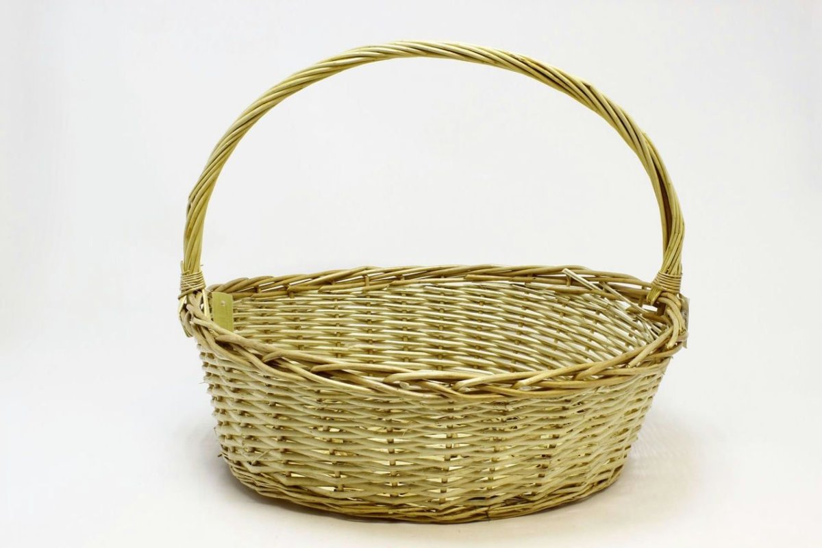 Корзина плетеная Ива (белая) d32 арт ts5496