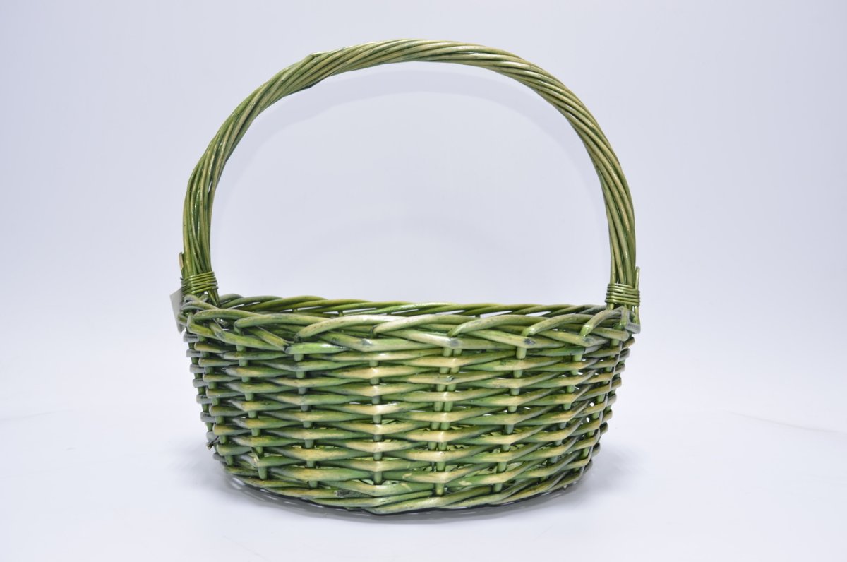 Плетеные корзинки для цветов