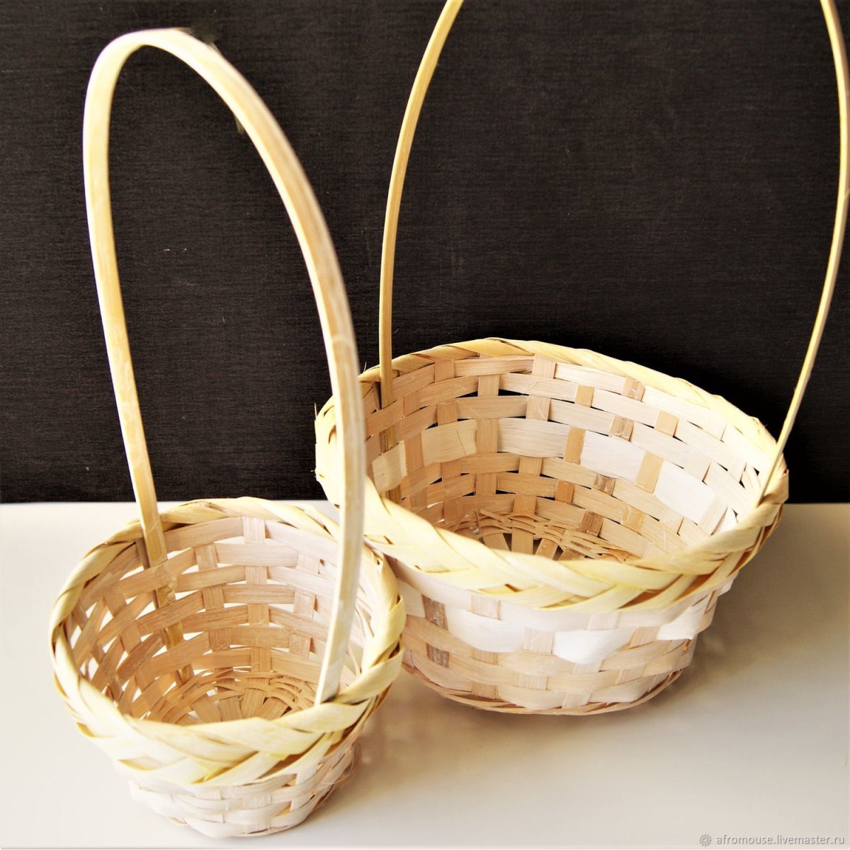 Корзины из бумажной лозы