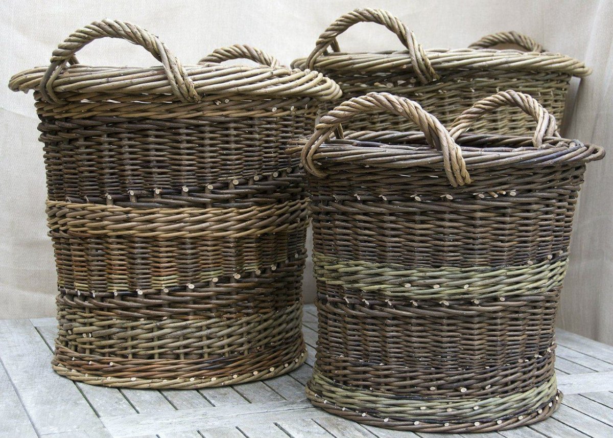 Плетеная корзина логотип