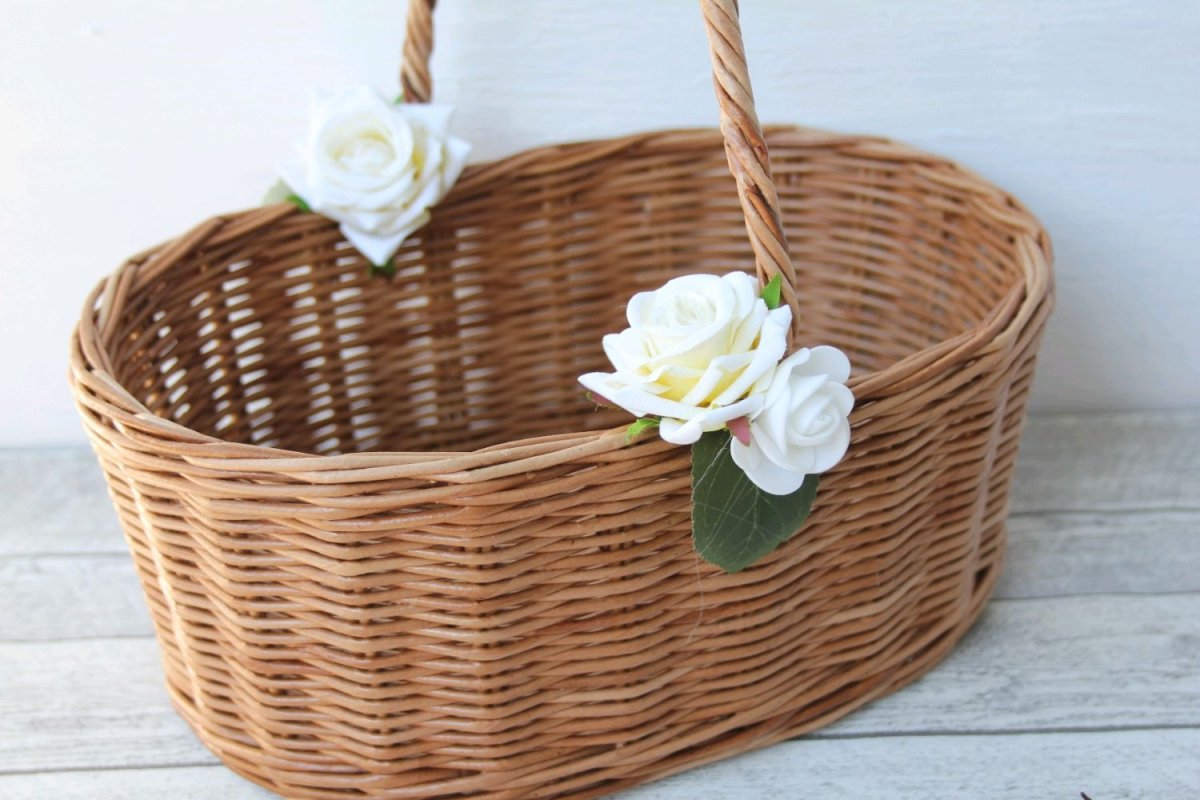 Корзинка плетеная квадратная