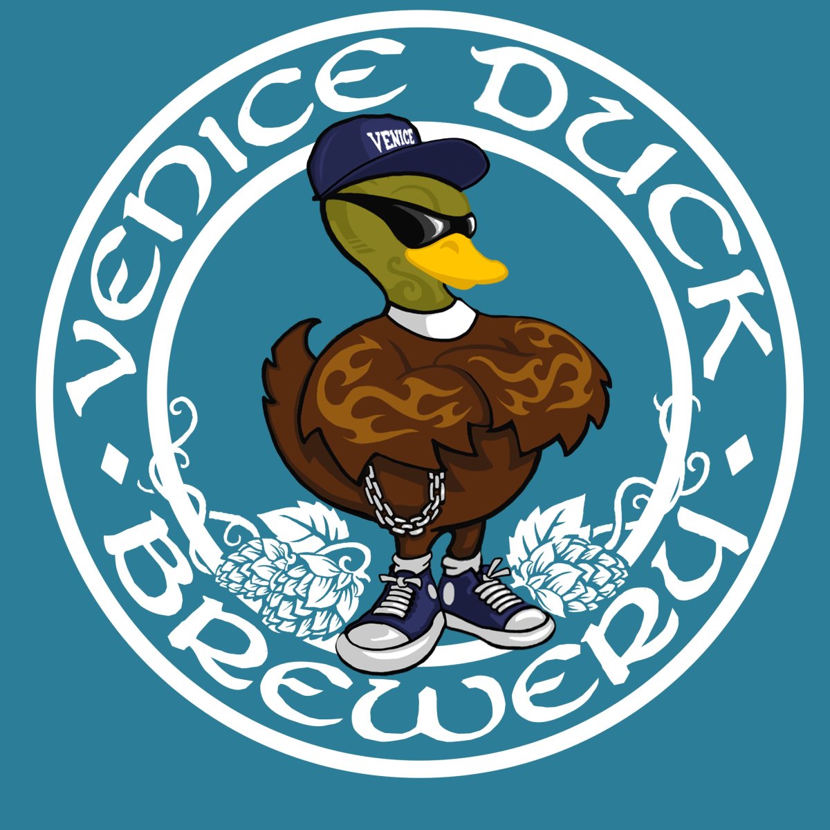 Утка с открытым ртом