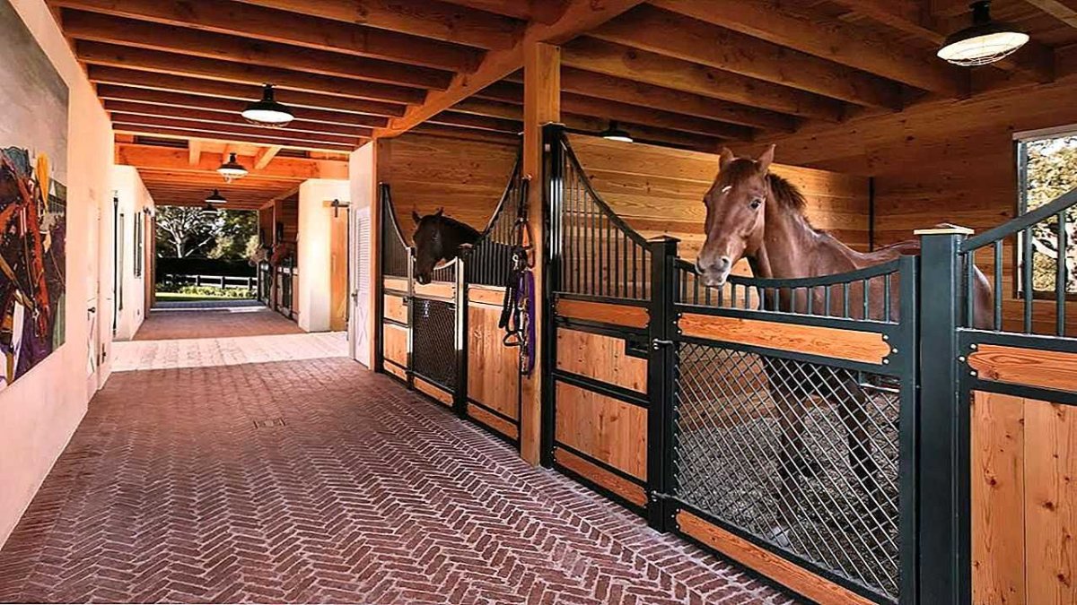 Интерьер конюшни