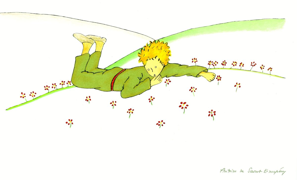 Маленький принц с барашком