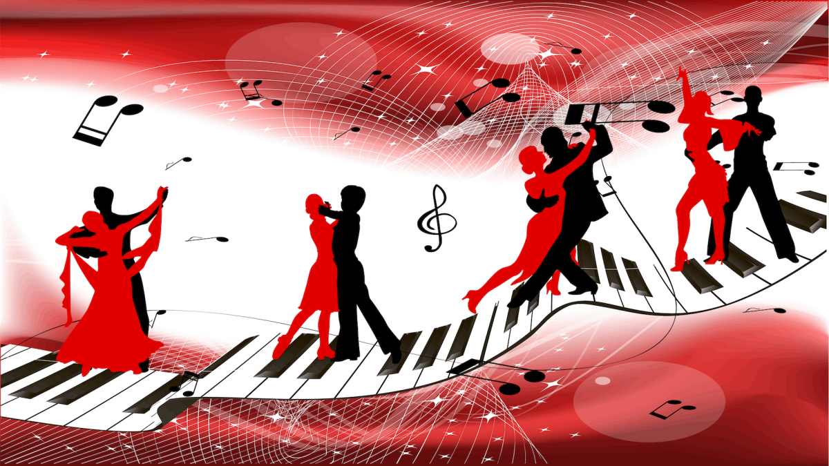 Бальные танцы фон