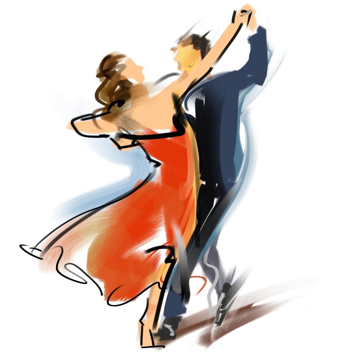 Танец рисунок