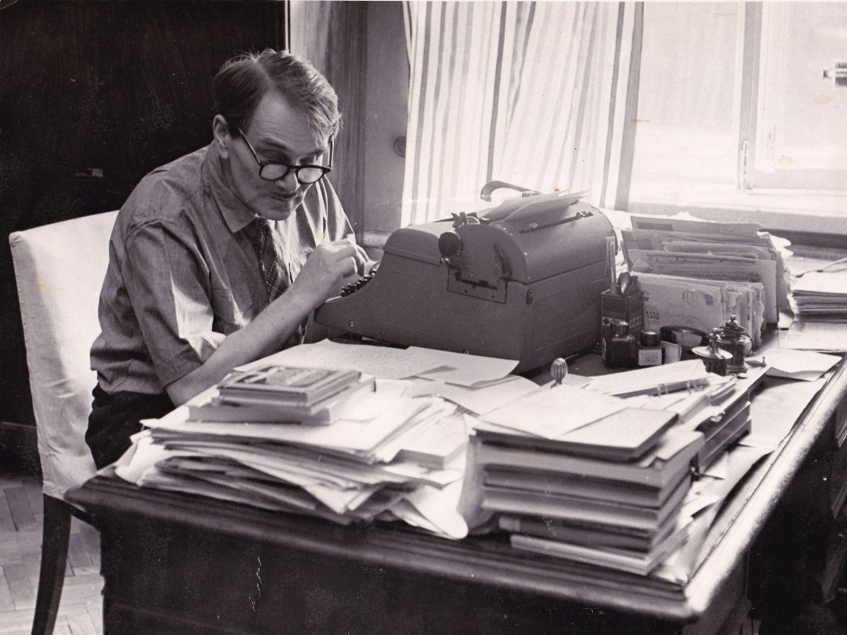 Писатель за работой