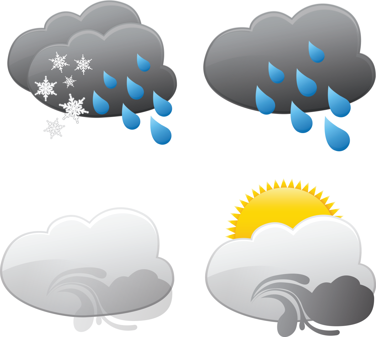 Погодные значки для детей