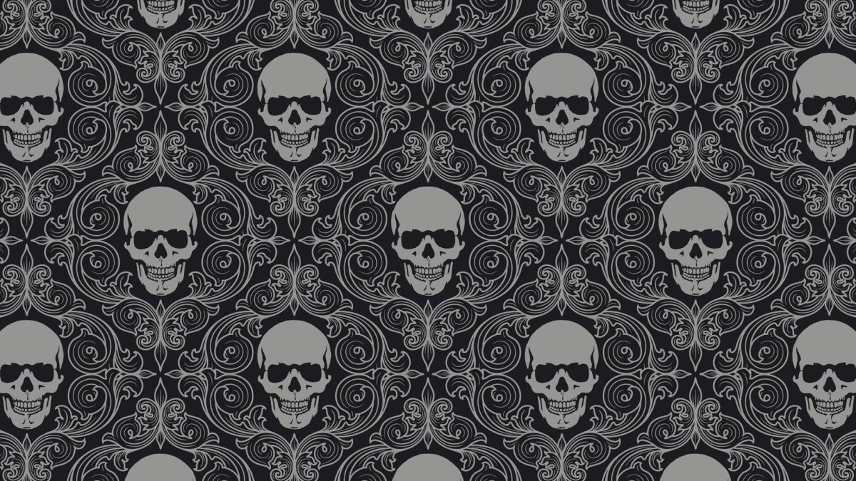 Череп орнамент