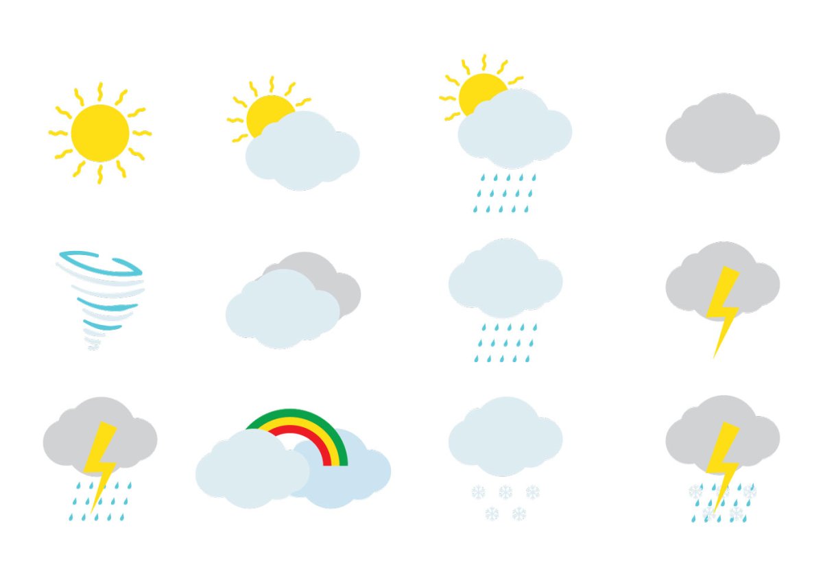 Погодные пиктограммы