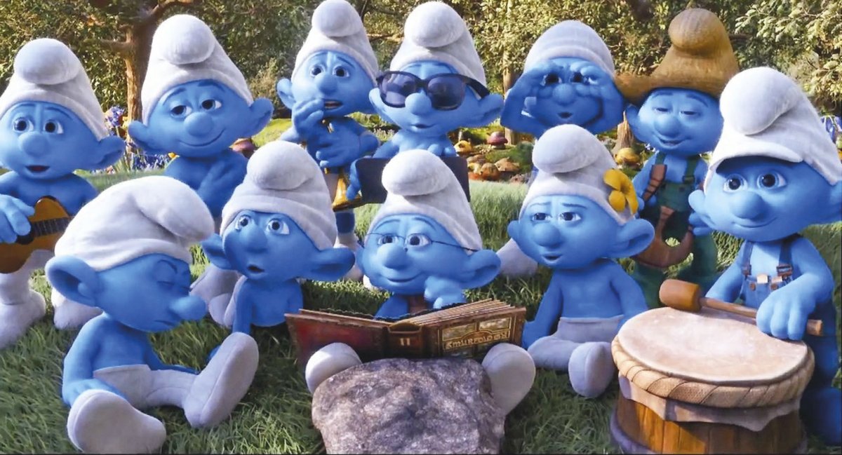 Смурфики 2д