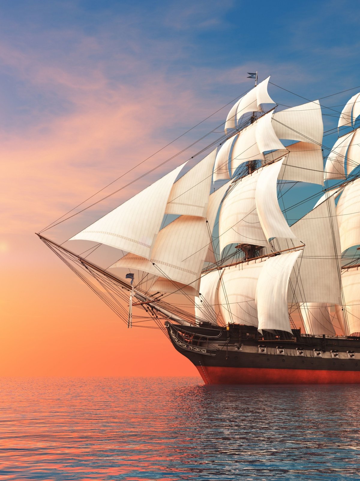 ARTXOBBY алмазная вышивка (мозаика) "парусник", 40x50 см