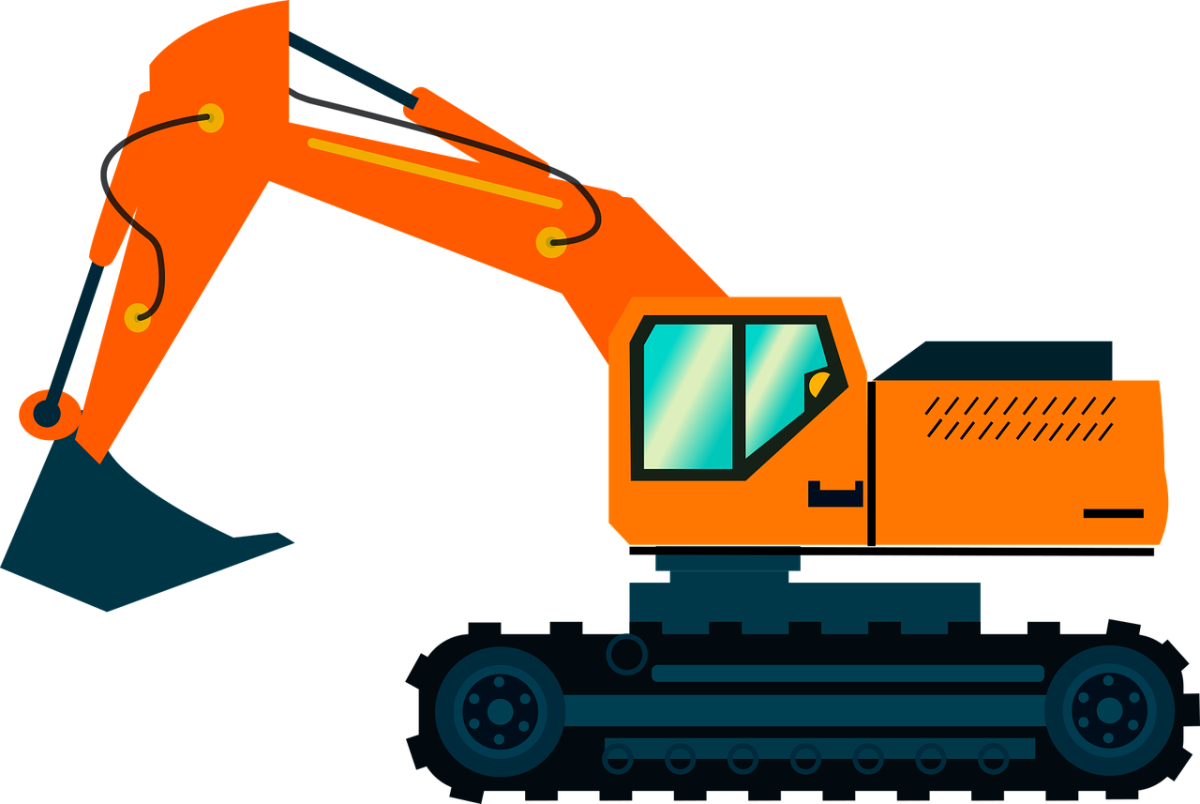 Экскаватор клипарт
