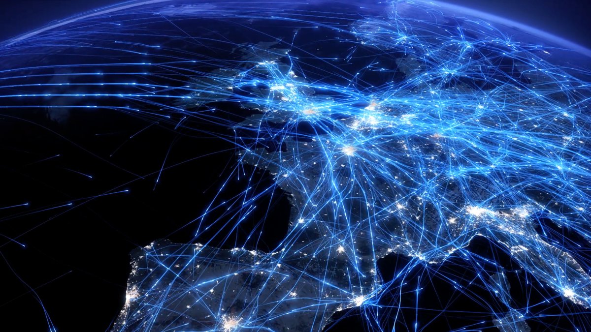 Сеть интернет на белом фоне