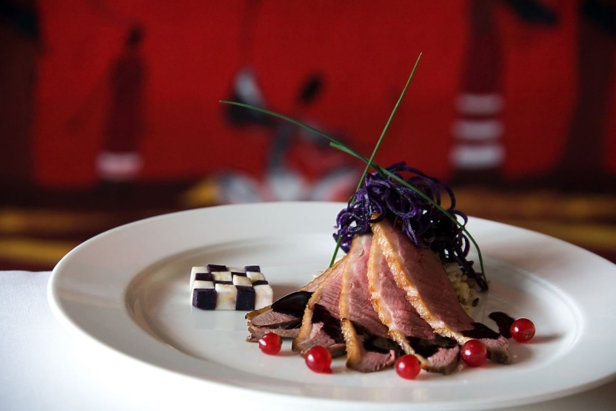 Ресторанное украшение блюд