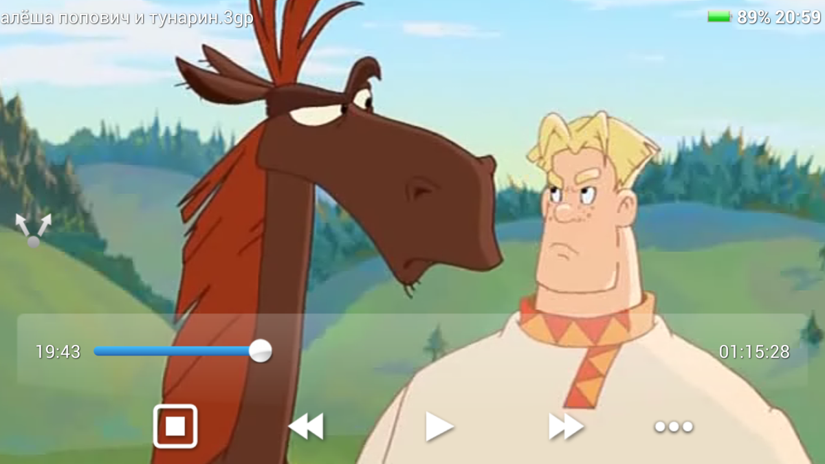 Мультик 3 богатыря Алеша Попович