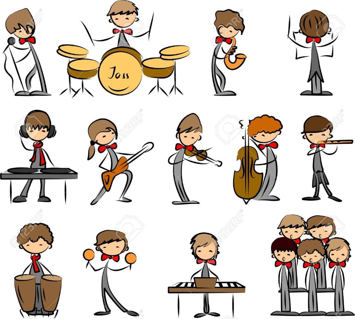 Оркестр иллюстрация