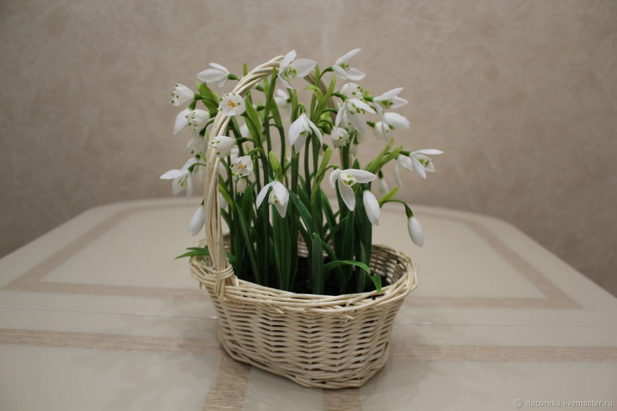 Букет подснежников