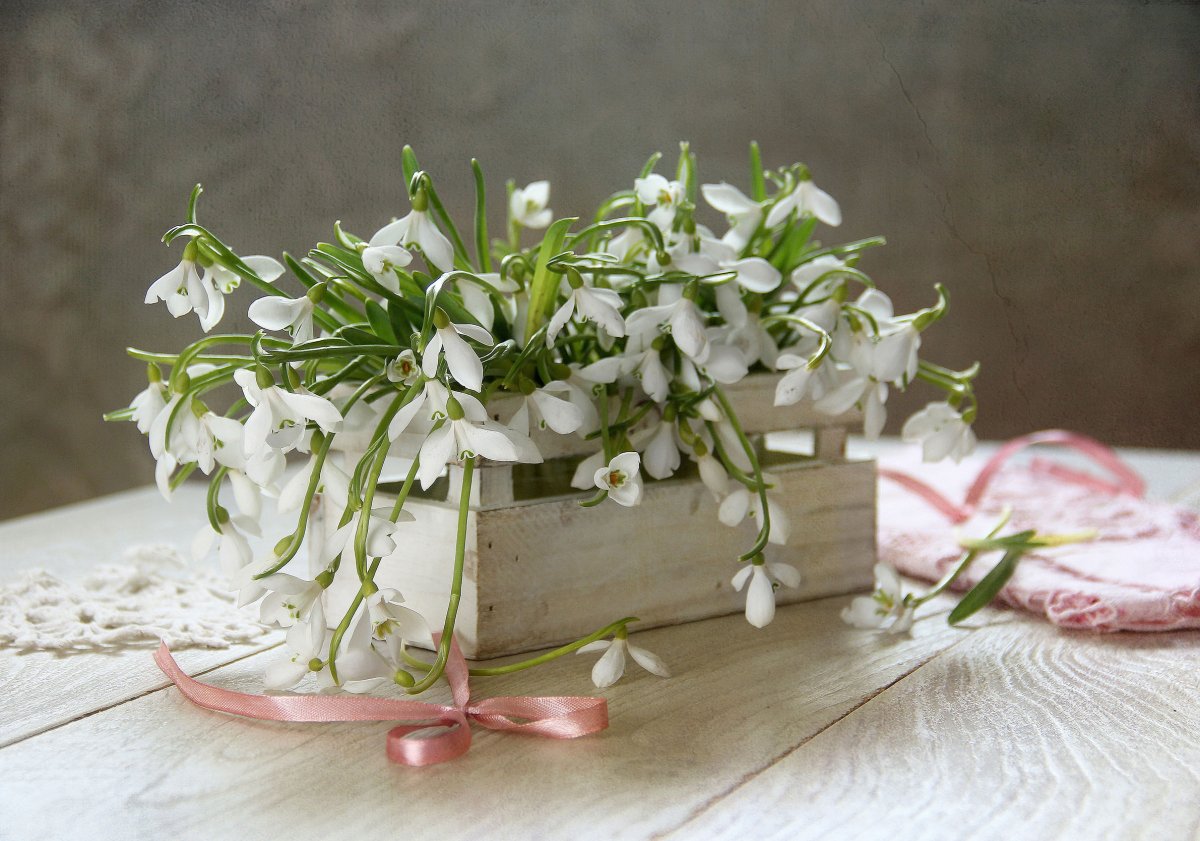 Букет подснежников