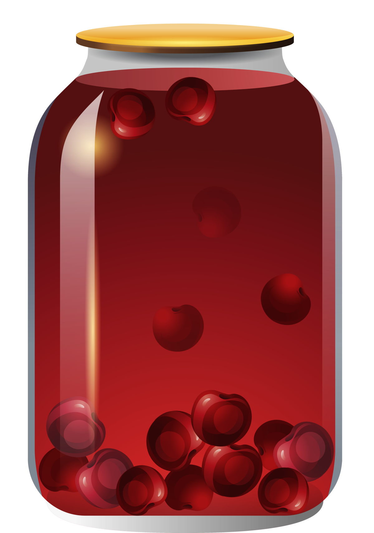 Цветное варенье в баночках