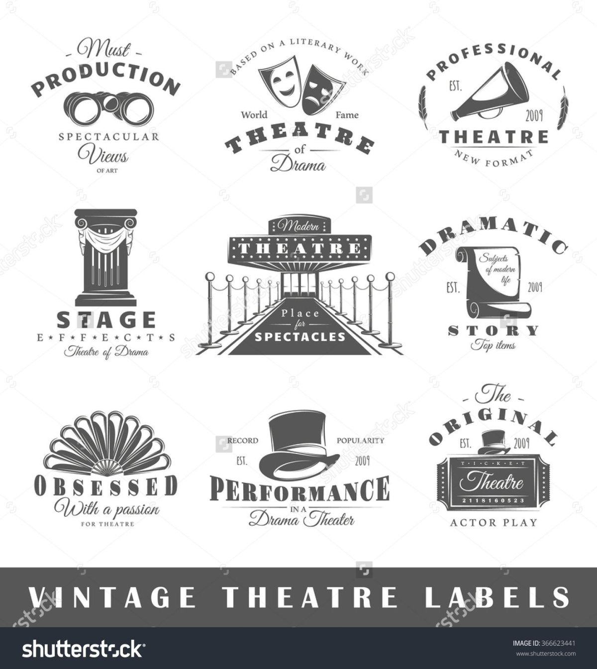 Пример логотипа для театра