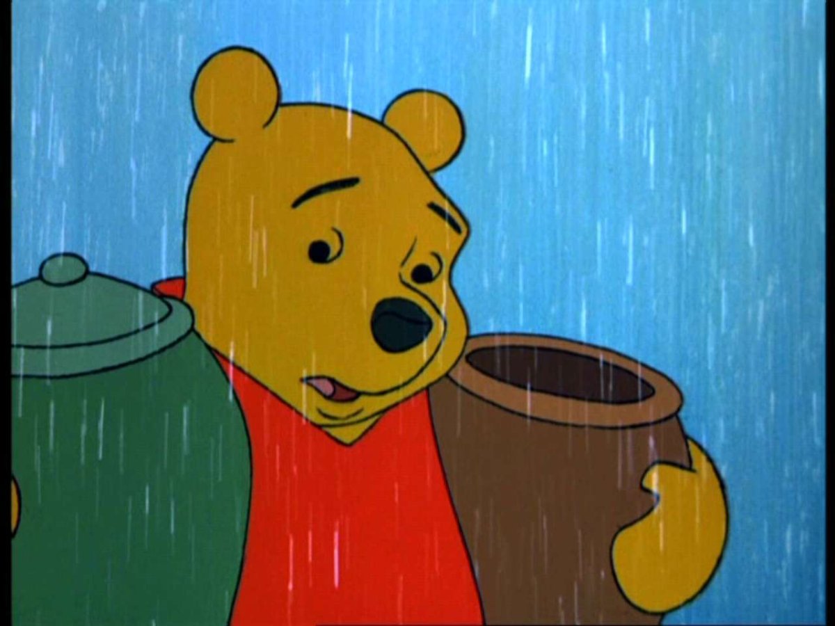 Грустный Винни пух