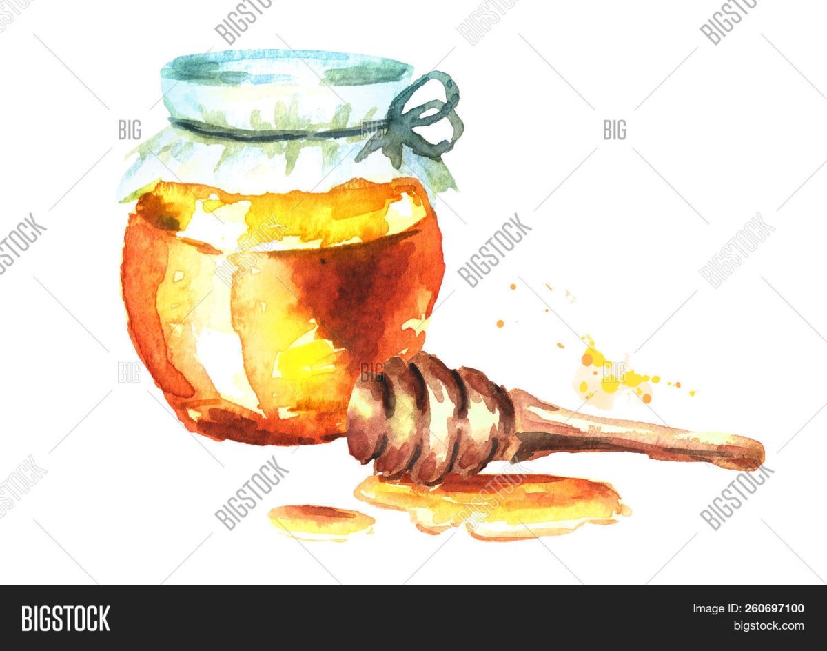 Мед акварель