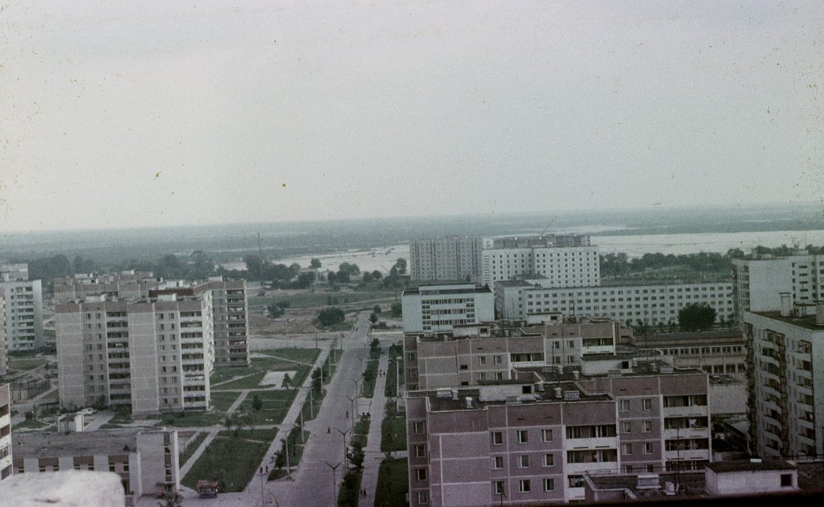 Население Припяти в 1986 году до аварии