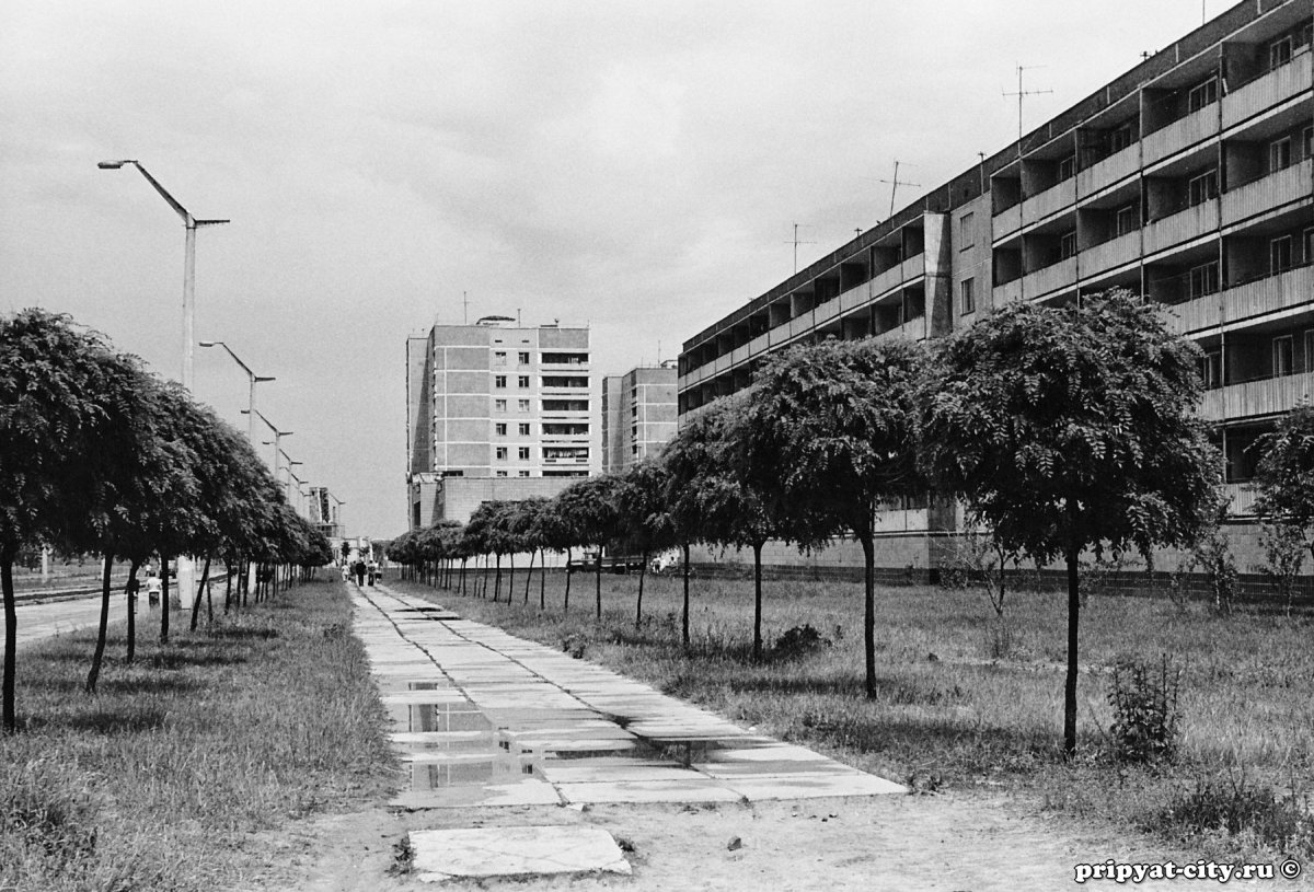 Припять проспект Ленина 1980