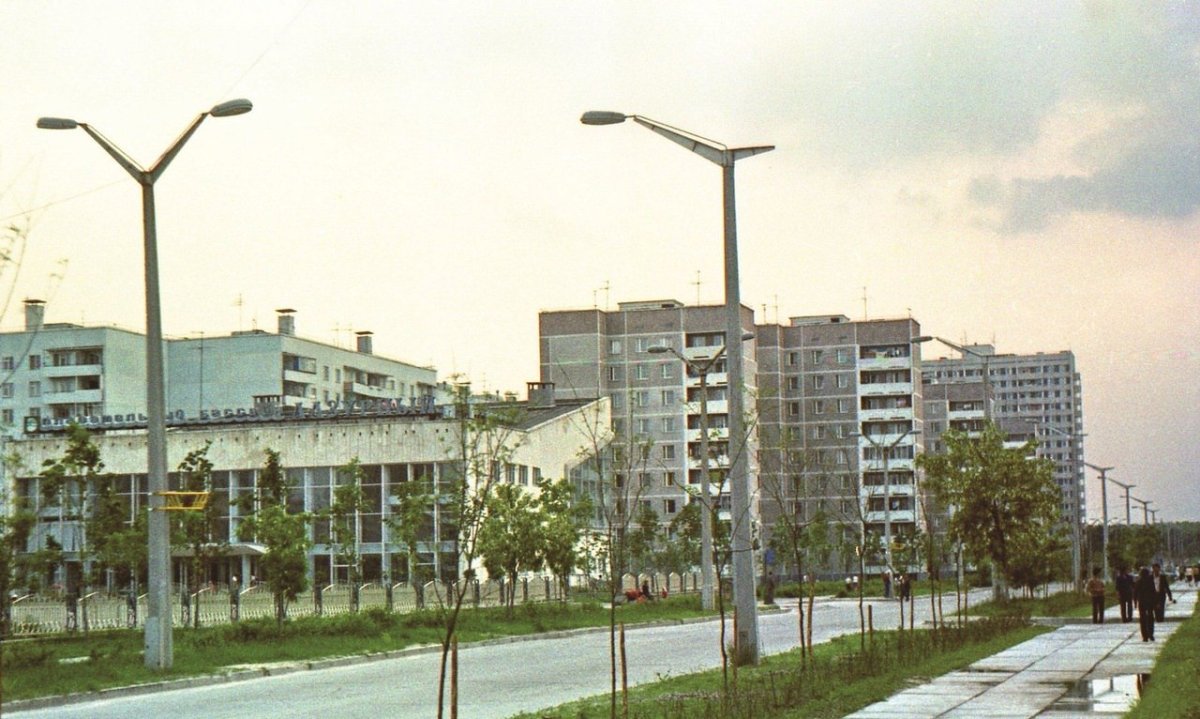 Улицы Припяти до аварии