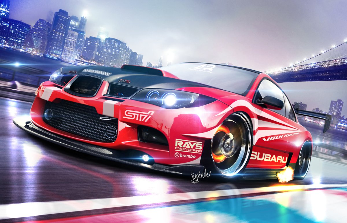 Красивые гоночные автомобили