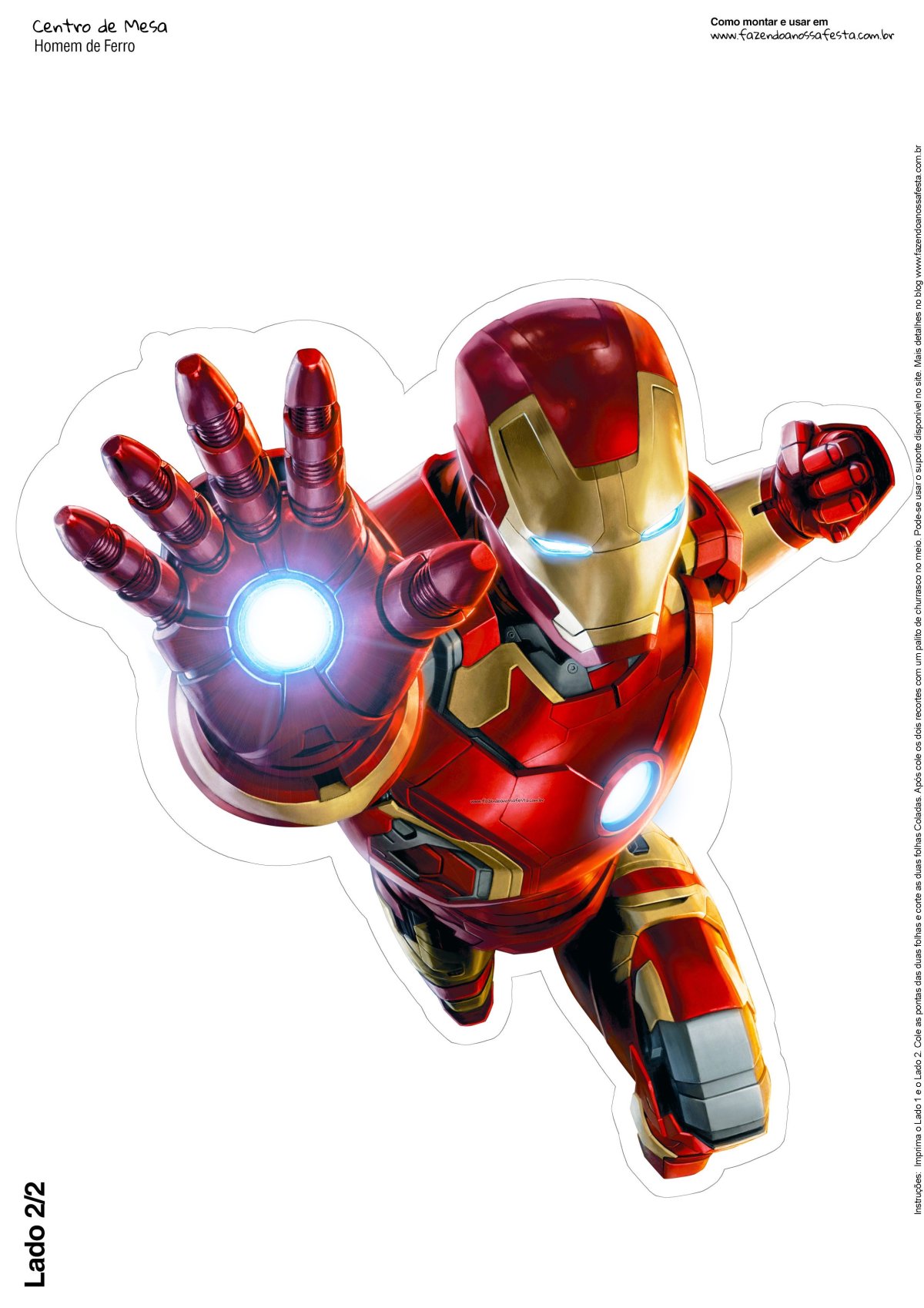 Торт с Марвел героями Железный человек