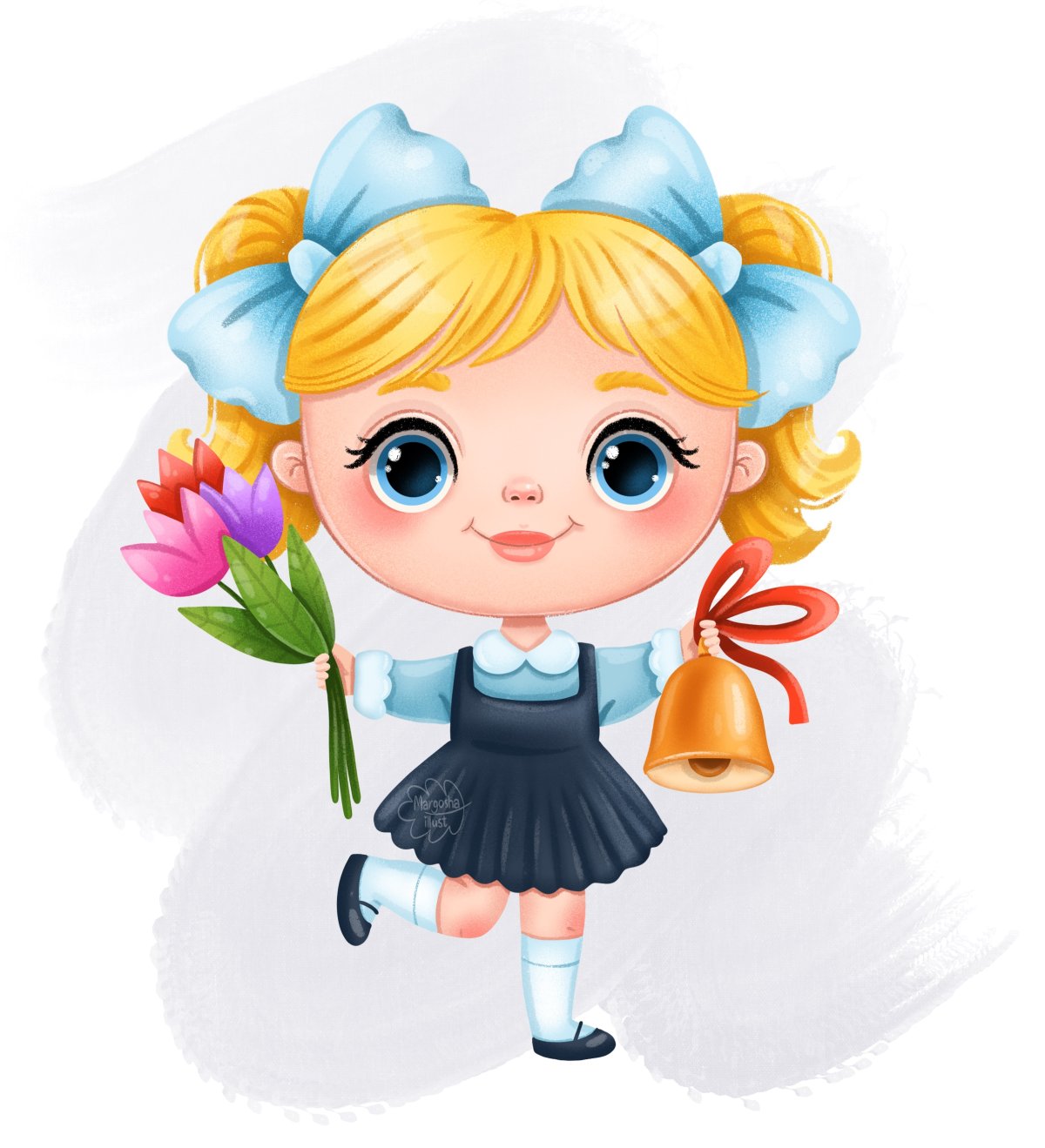 Букет "школьница"