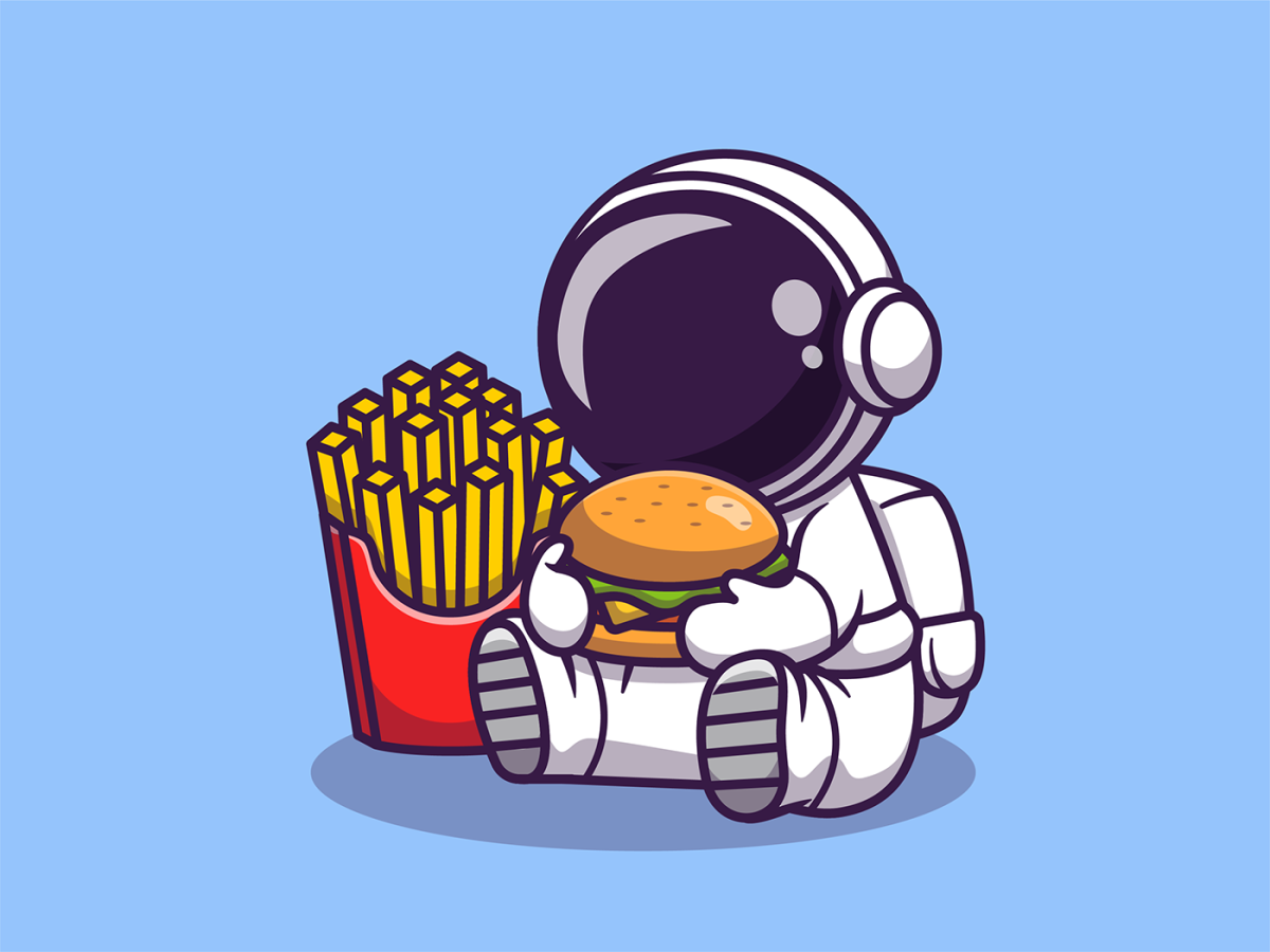 Космонавт рисунок