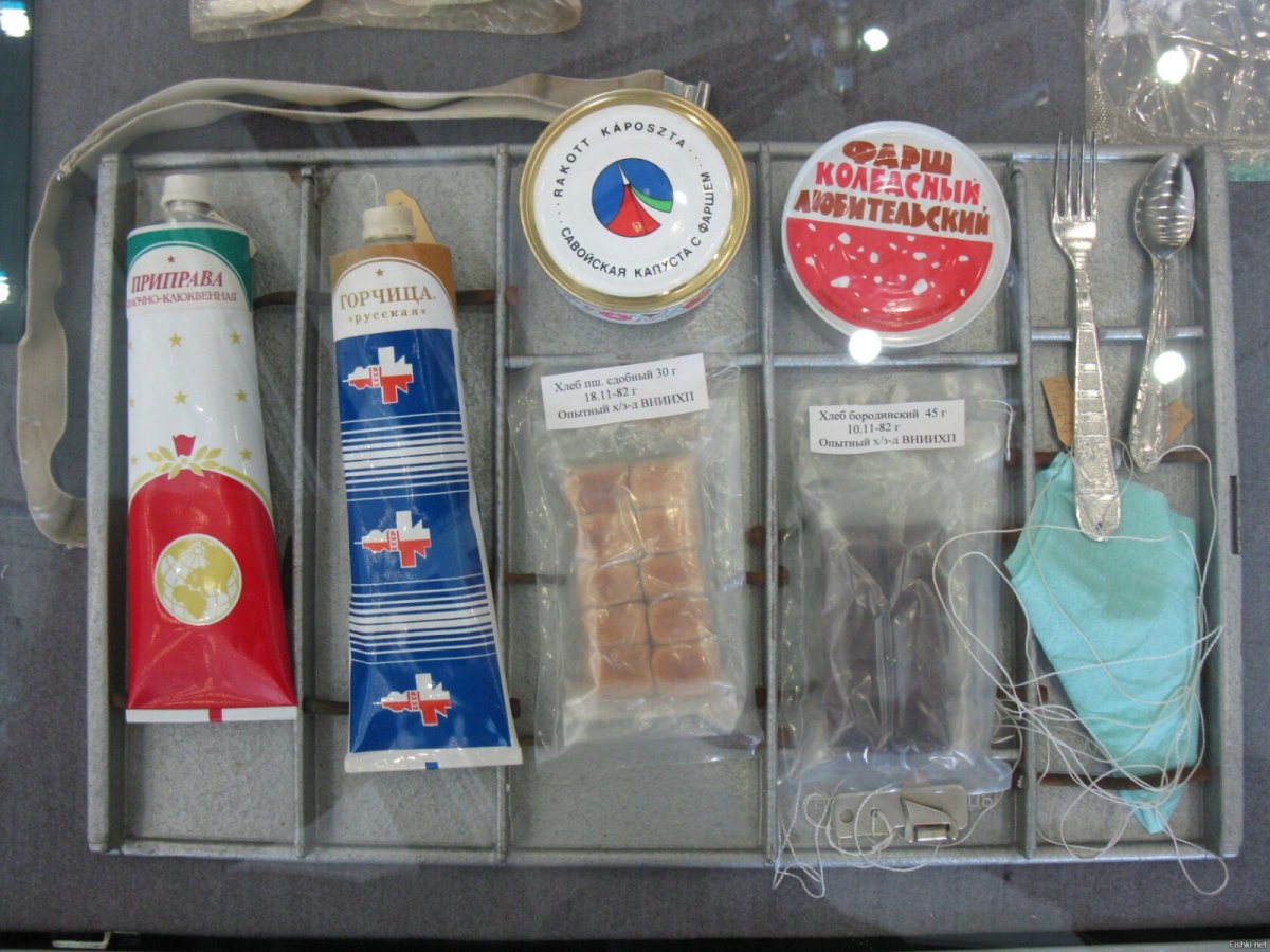 Еда Космонавтов в музее космонавтики