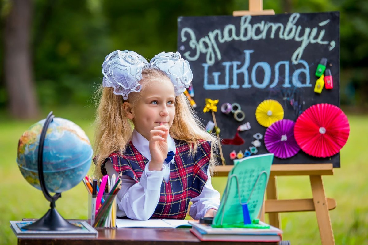 Девочка отличница