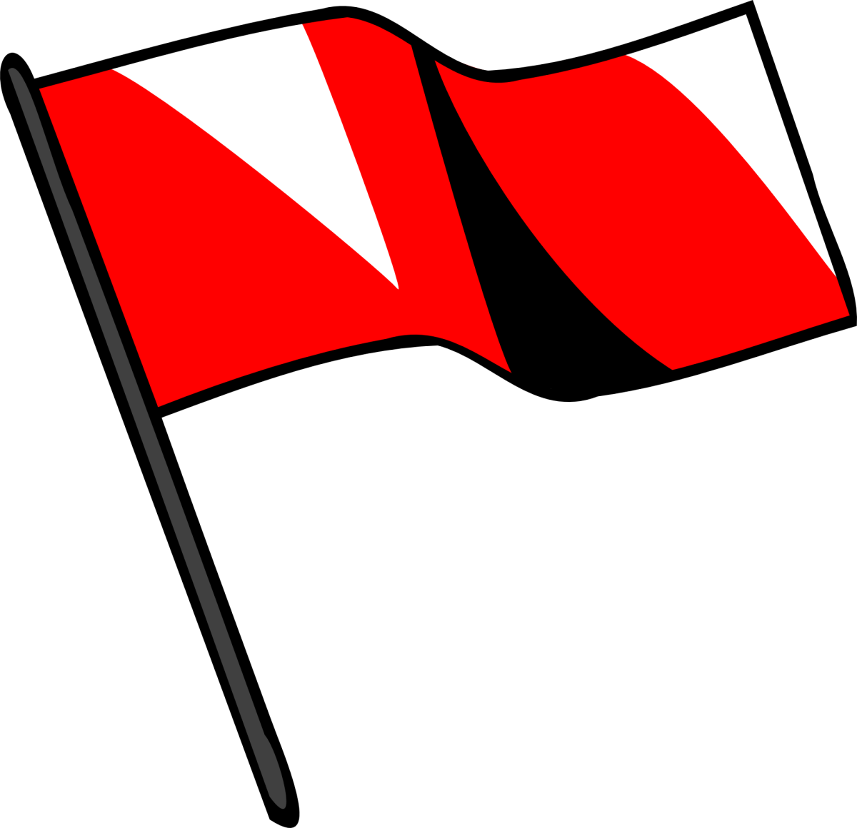 Флажки нарисованные